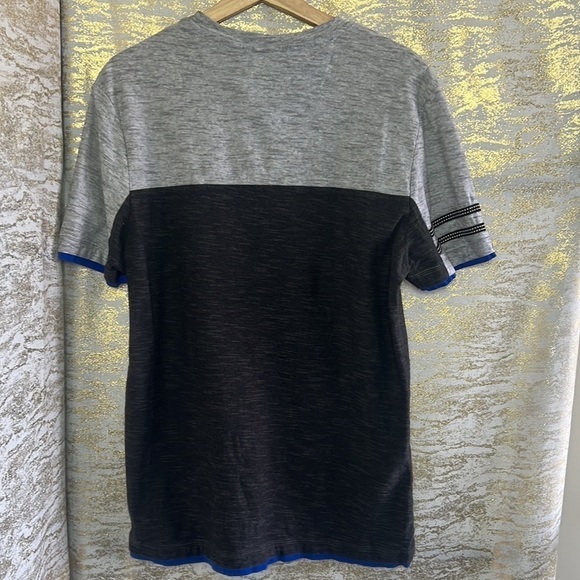 Oxygen Active Wear Gray/Black Short Sleeve T-Shirt Size L - Picture 7 of 12